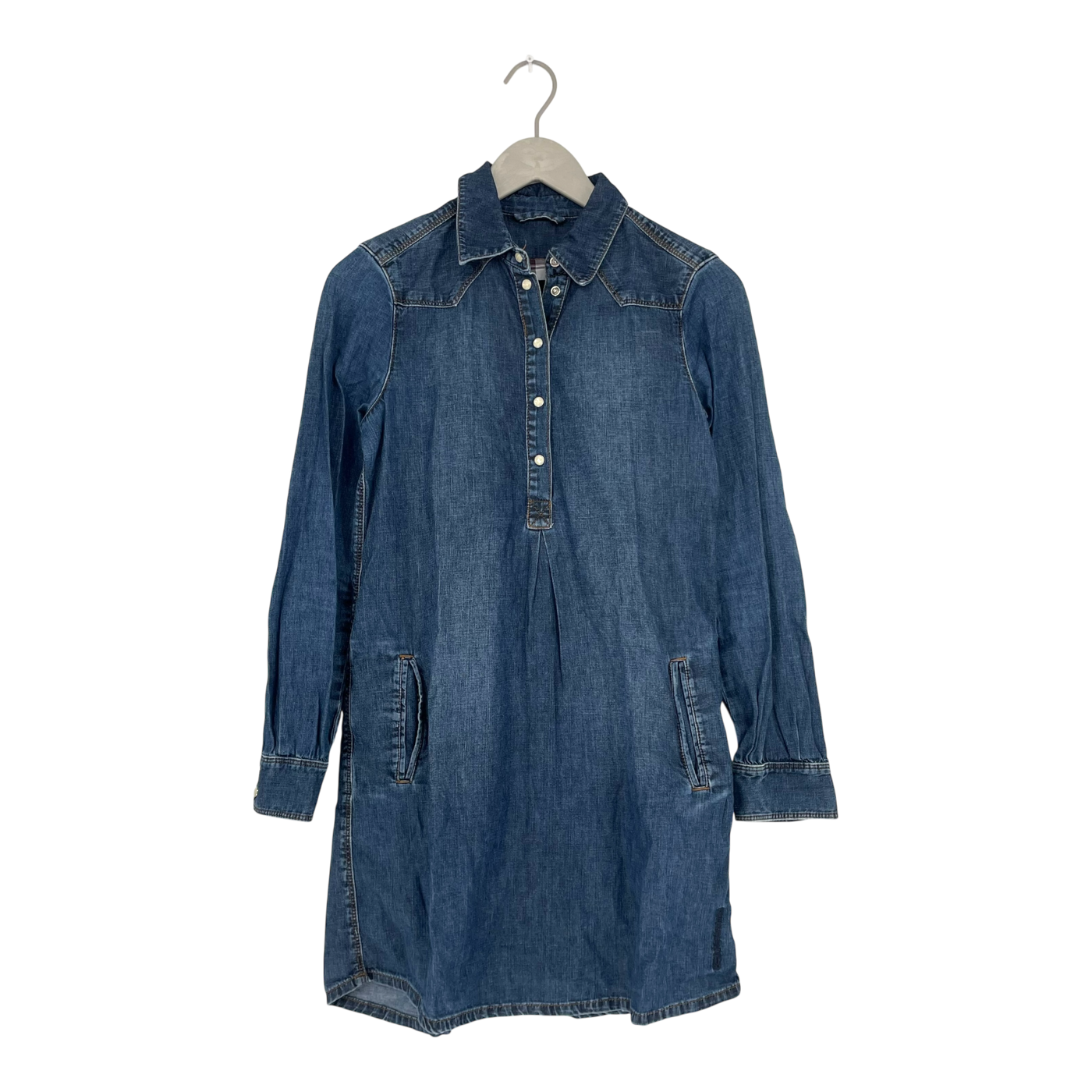 Peak Performance collar dress, denim | woman XS