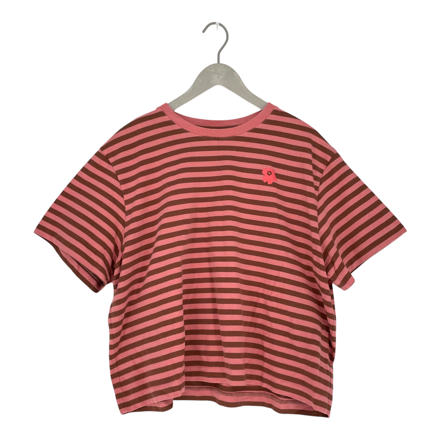 Marimekko tildra oversized t-shirt, tasaraita unikko | unisex L