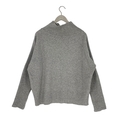 Papu turtleneck sweater, grey | woman M/L