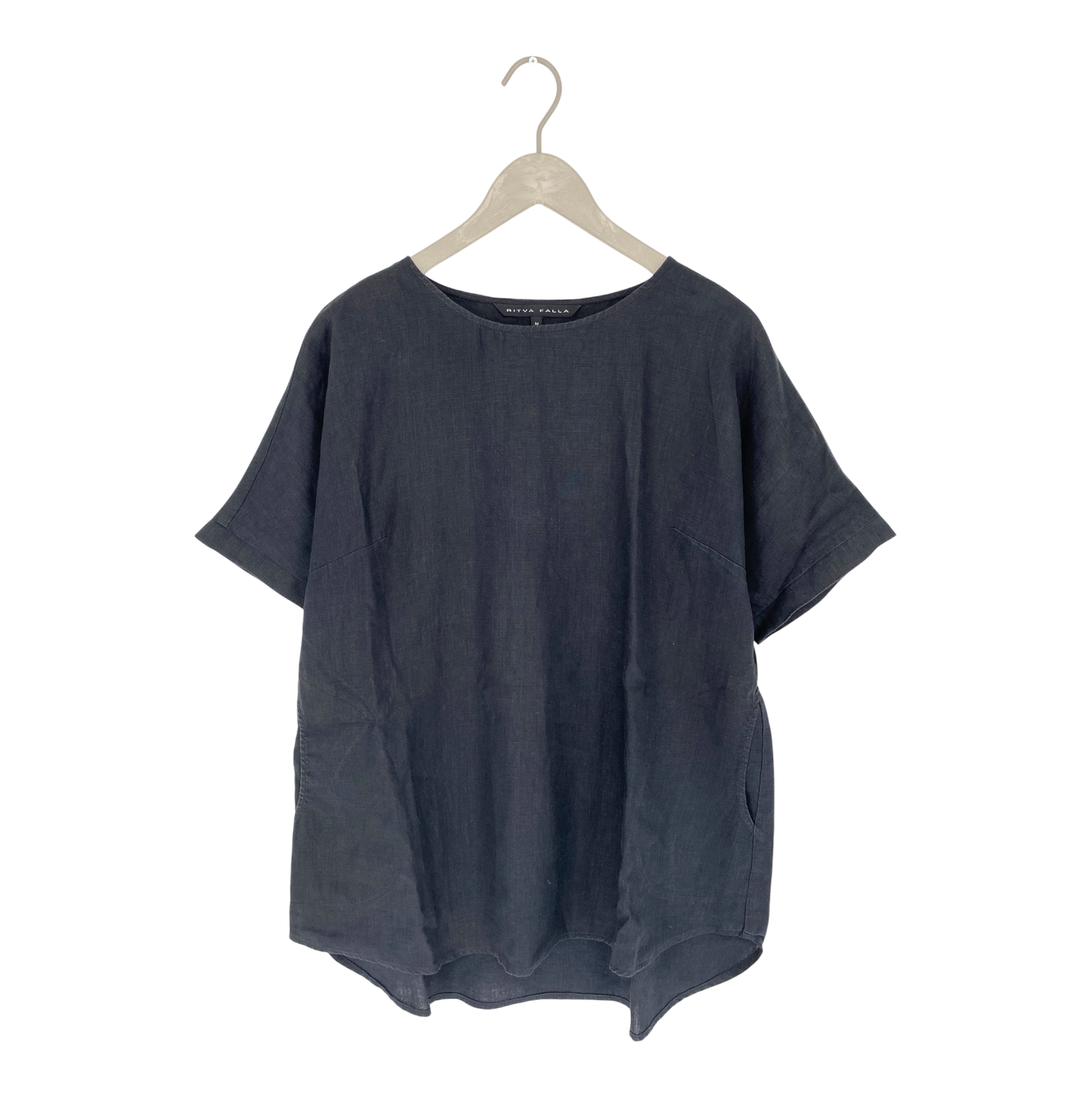 Ritva Falla woven tunic, black | woman M