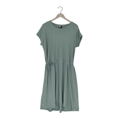 Papu geripptes T-Shirt-Kleid, Minzgrün | Frau m