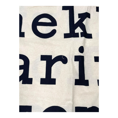 Marimekko logo bag, black | onesize