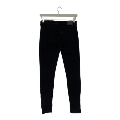 Levi's 710 super skinny jeans, black | woman W28