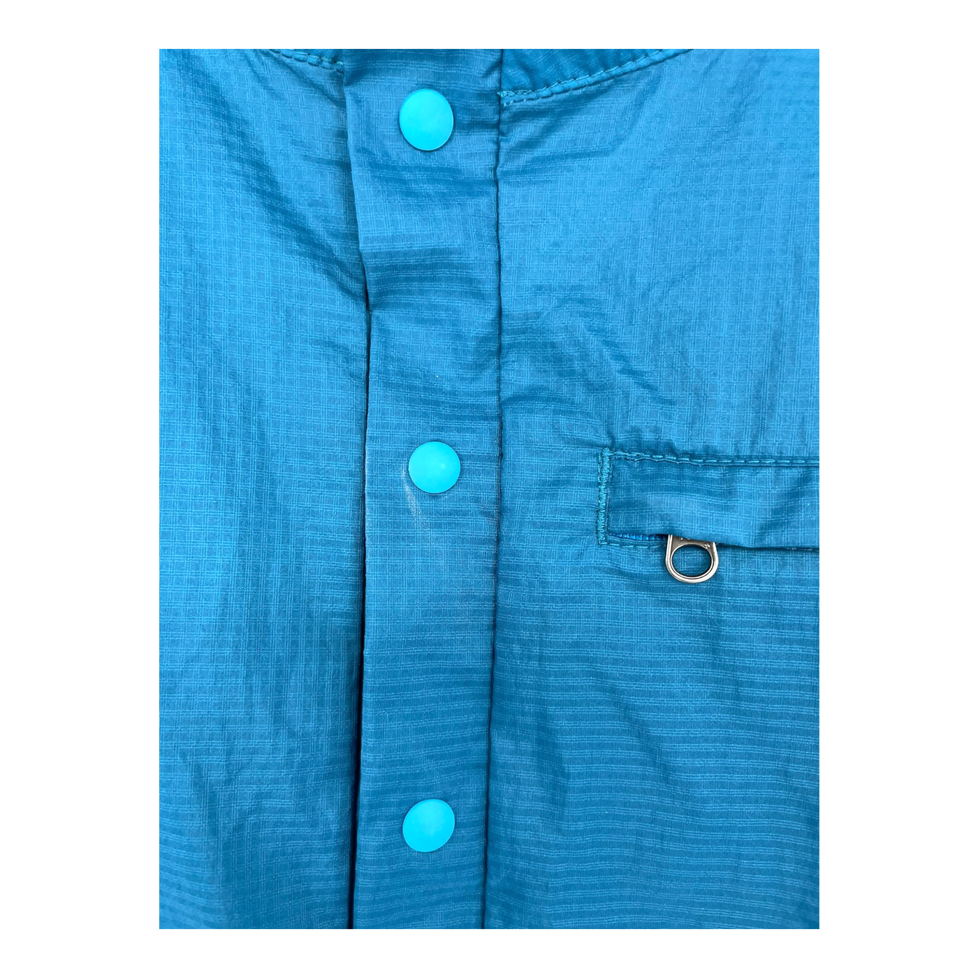 Patagonia houdini pullover jacket, turqoise | woman L