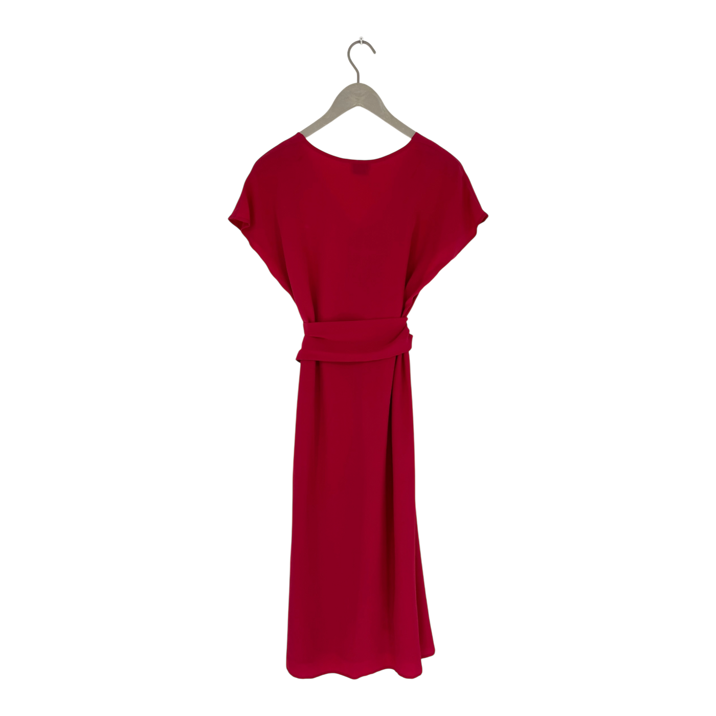 Studio Heijne long sunday silk dress, red | woman 36
