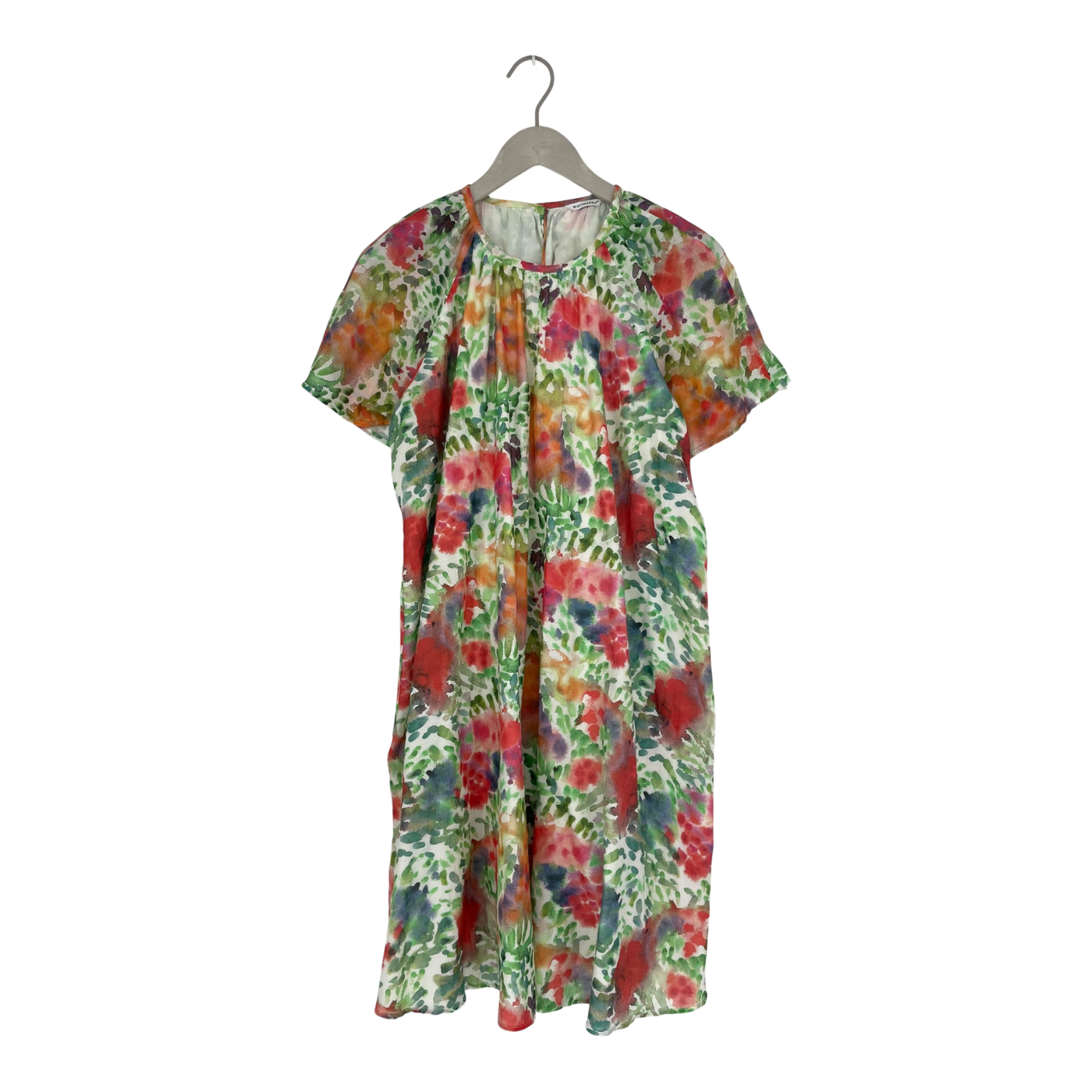 Marimekko suopursu silk mix dress, flowers | woman 42