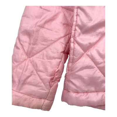 Reima sisin quilted jacket, light pink | 116cm
