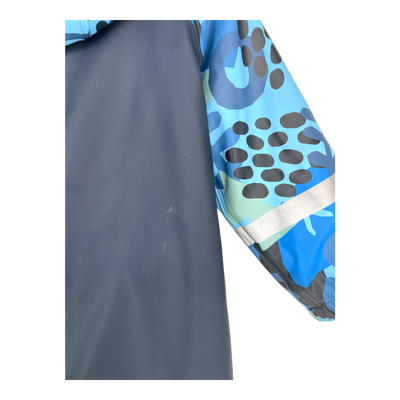Reima roiske rain overall, blue | 80cm