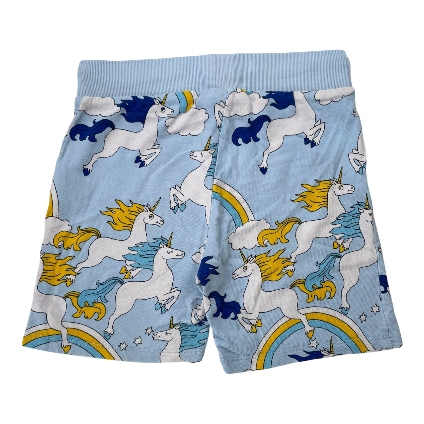 Mini Rodini sweatshorts, unicorn | 128/134cm