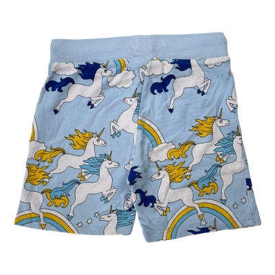 Mini Rodini sweatshorts, unicorn | 128/134cm