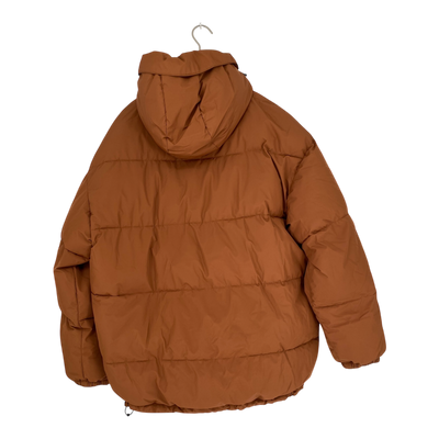 Embassy of Bricks and Logs rawdon puffer jacket, rust | unisex L