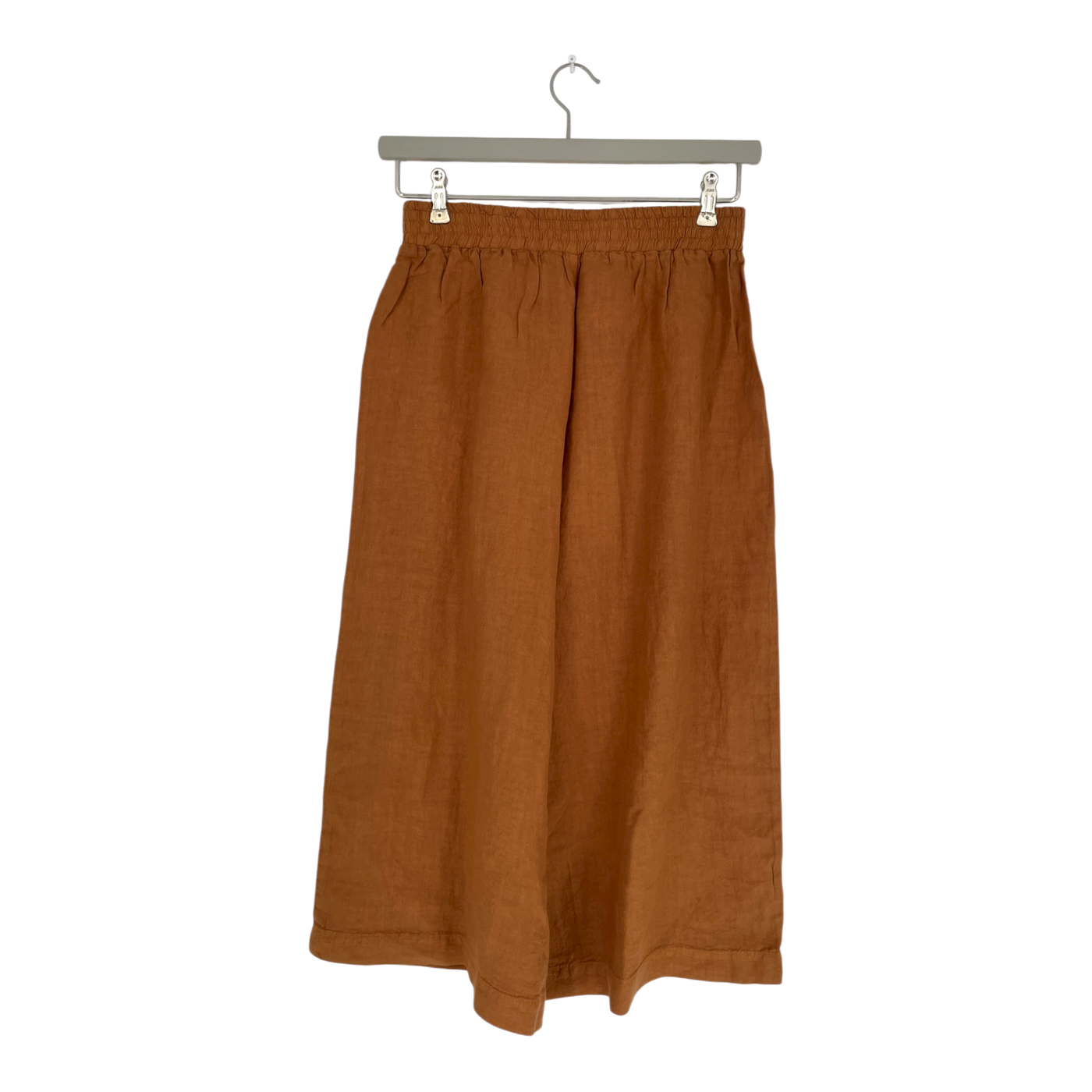 Papu linen culottes, caramel brown | woman M