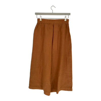 Papu linen culottes, caramel brown | woman M