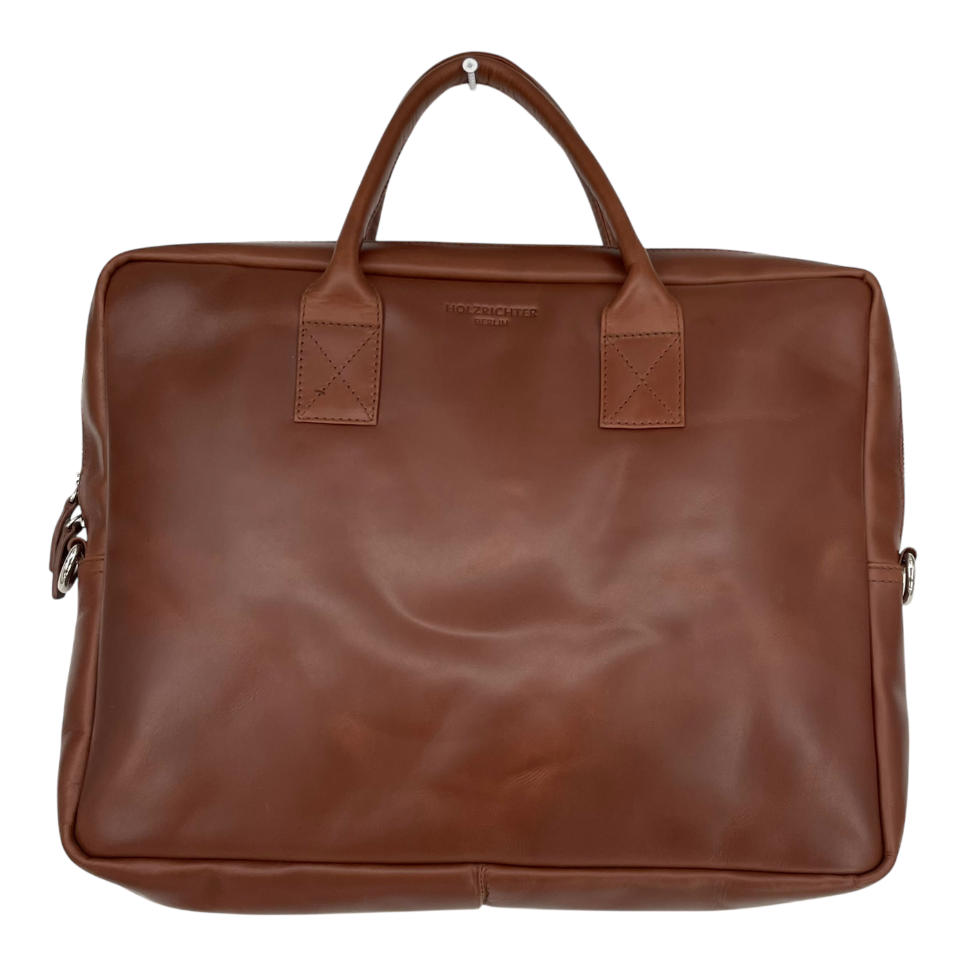 Holzrichter leather breafcase, cocoa brown