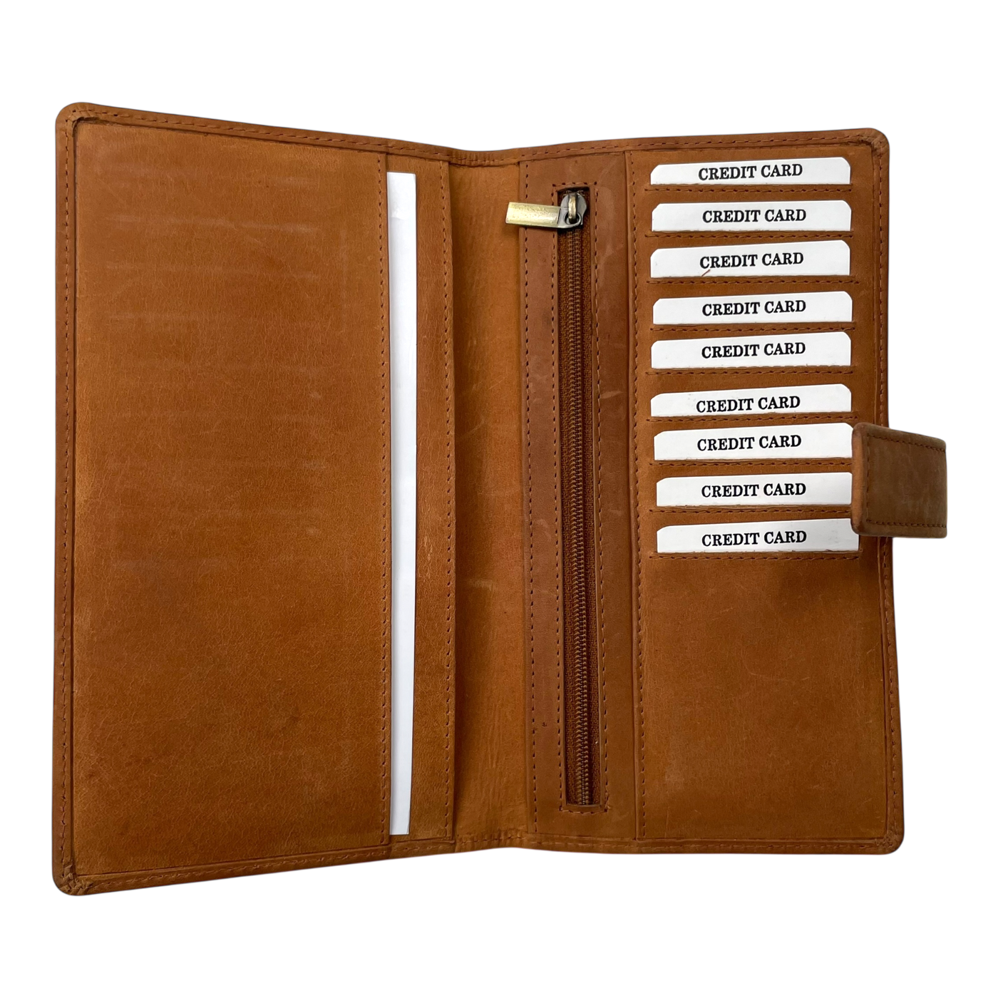 Holzrichter leather wallet, caramel