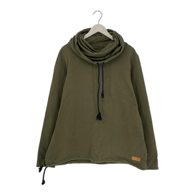 Ommellinen sport sweatshirt, moss green | woman XXL