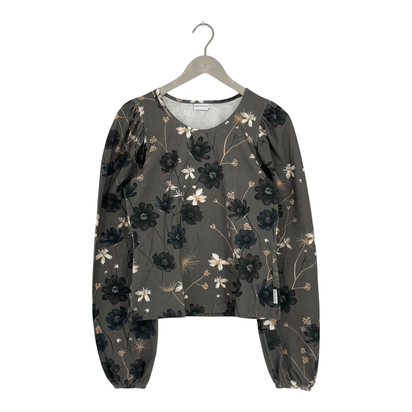 Versonpuoti puff shirt, flowers | woman M