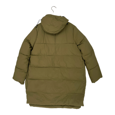 Embassy of Bricks and Logs fargo puffer jacket, olive | unisex S
