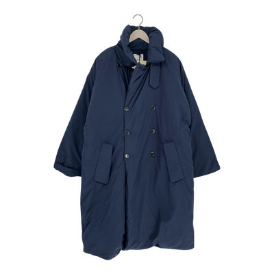 Embassy of Bricks and Logs townsville puffer coat, navy blue | woman L