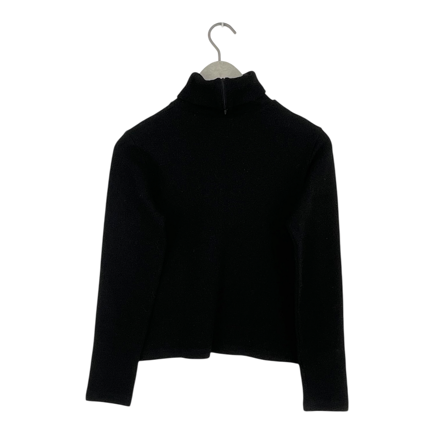 Marimekko wool polo shirt, black | woman L