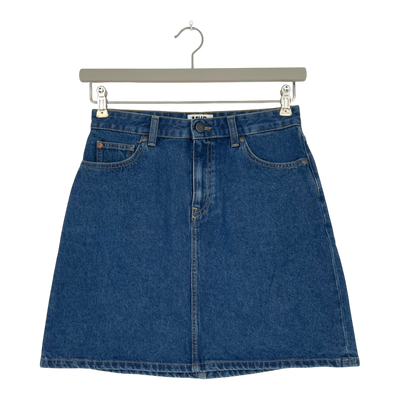 Mud Jeans audrey mini skirt, denim blue | woman S