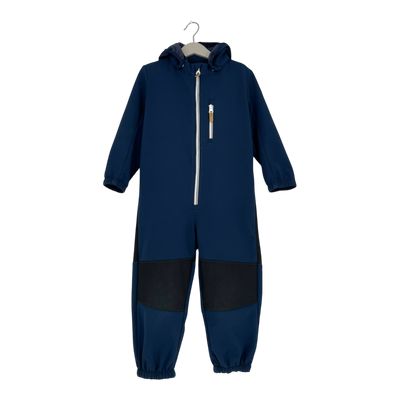 Reima nurmes softshell overall, blue | 98cm