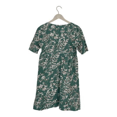 Hessnatur tunic shirt, green floral | woman 40/42