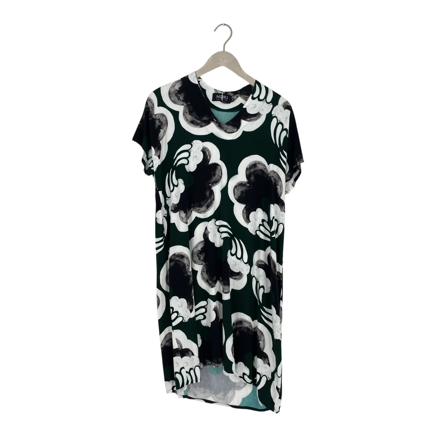 Nouki flowy dress, dark green | woman M