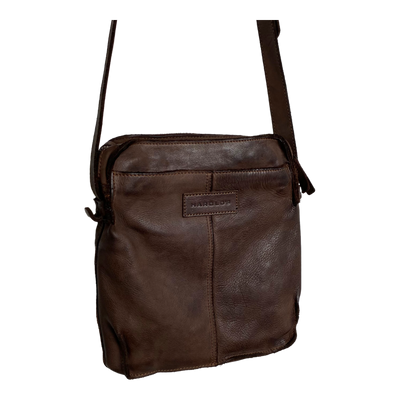 Harold's Bags leather submarine crossbag small, brown