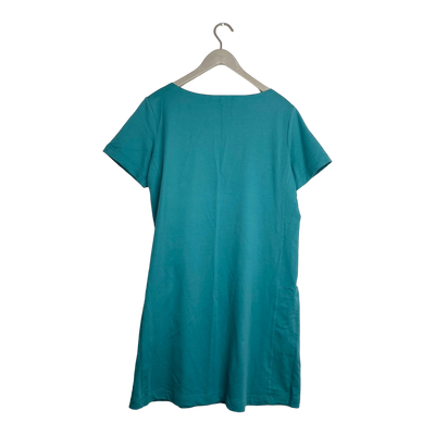 Ommellinen lea sweat tunic, aqua blue | woman XL