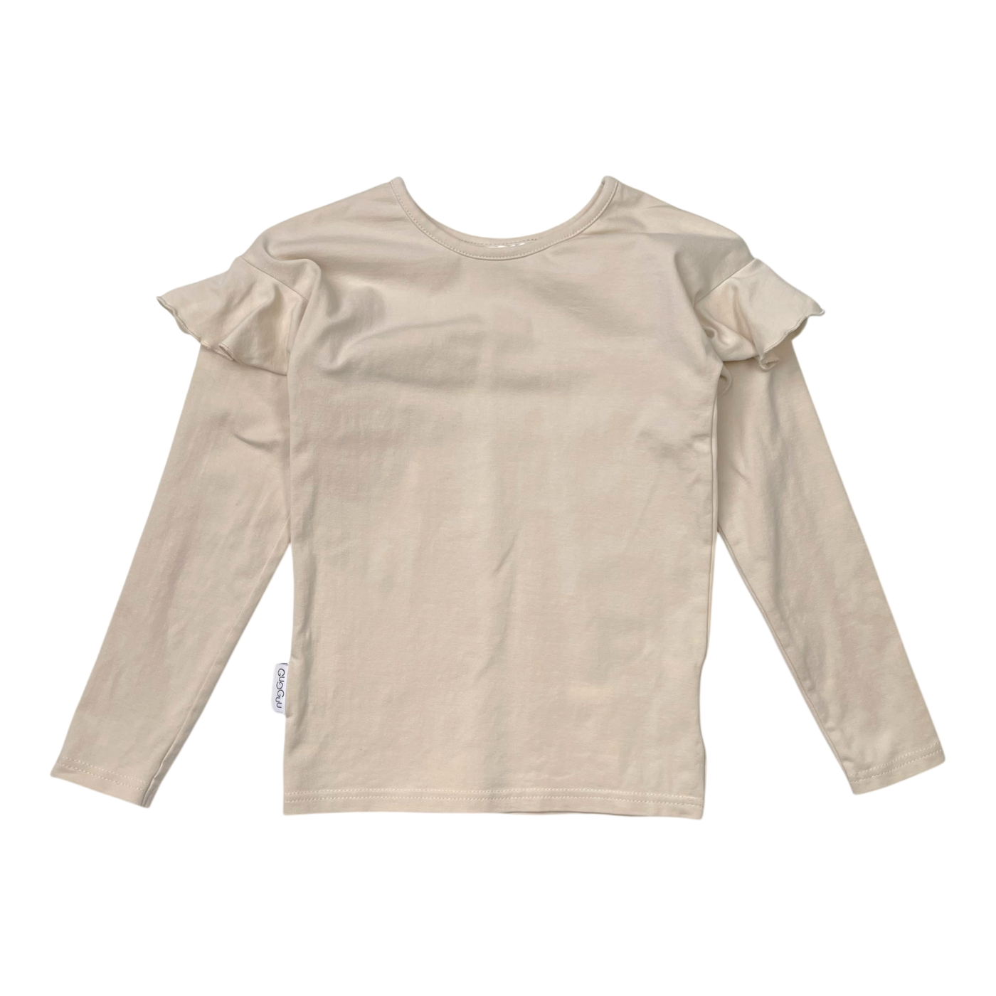 Gugguu frill shirt, almond | 104cm