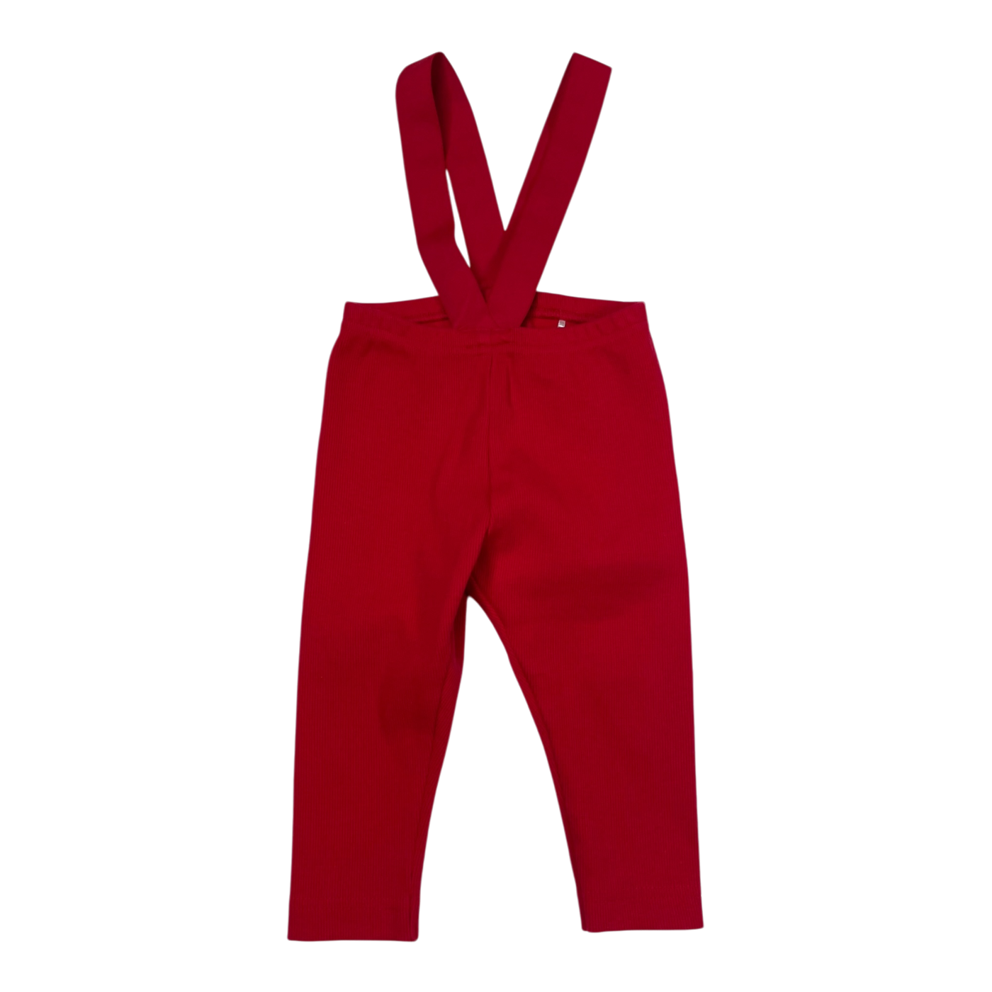 Metsola rib brace leggings, red | 74/80cm