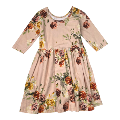 Kaiko dress, rose yard  | 146/152cm