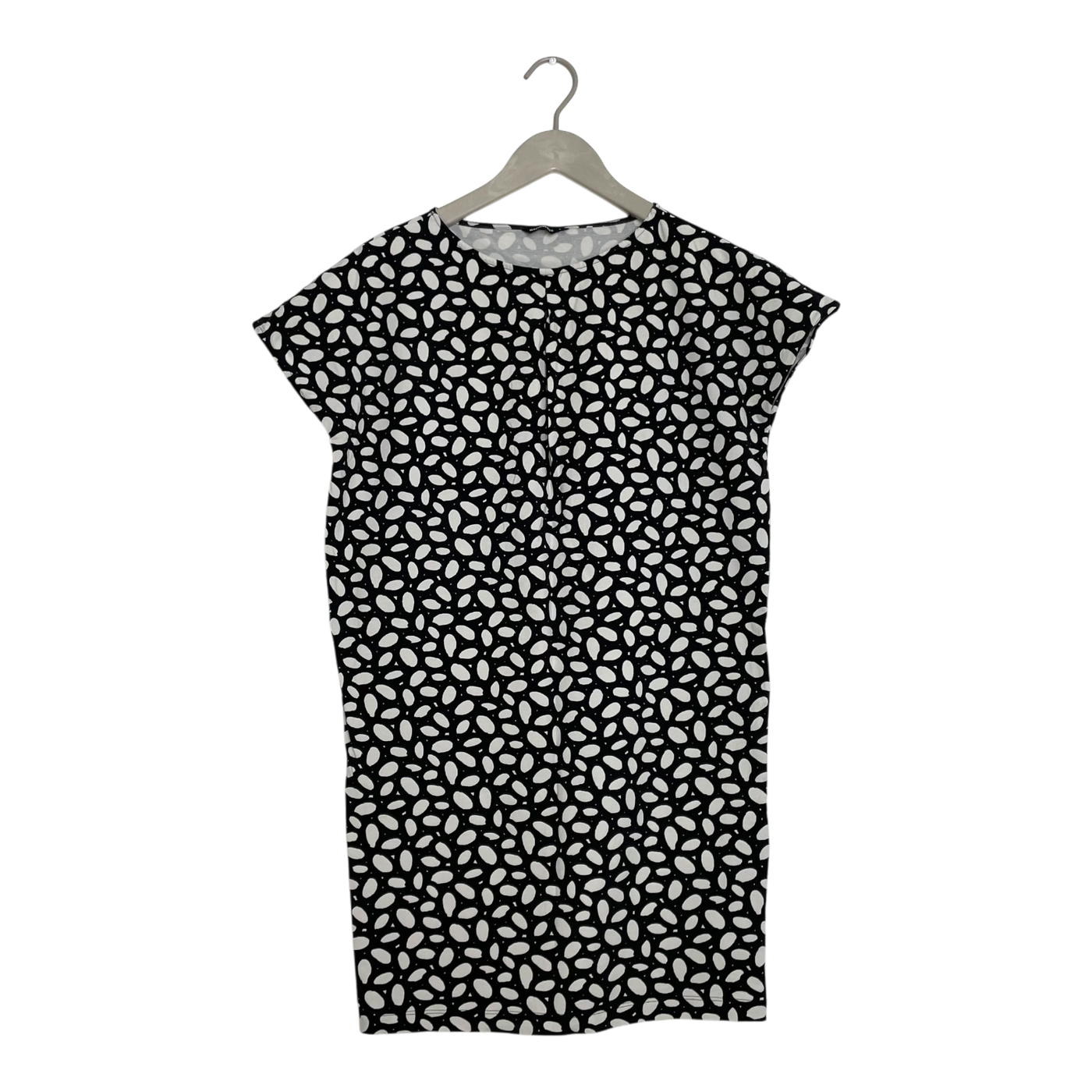 Marimekko square dress, asymmetrical polkadots | woman XS