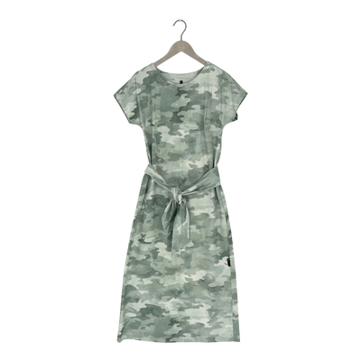 Ommellinen luotto dress, green camo | woman XS