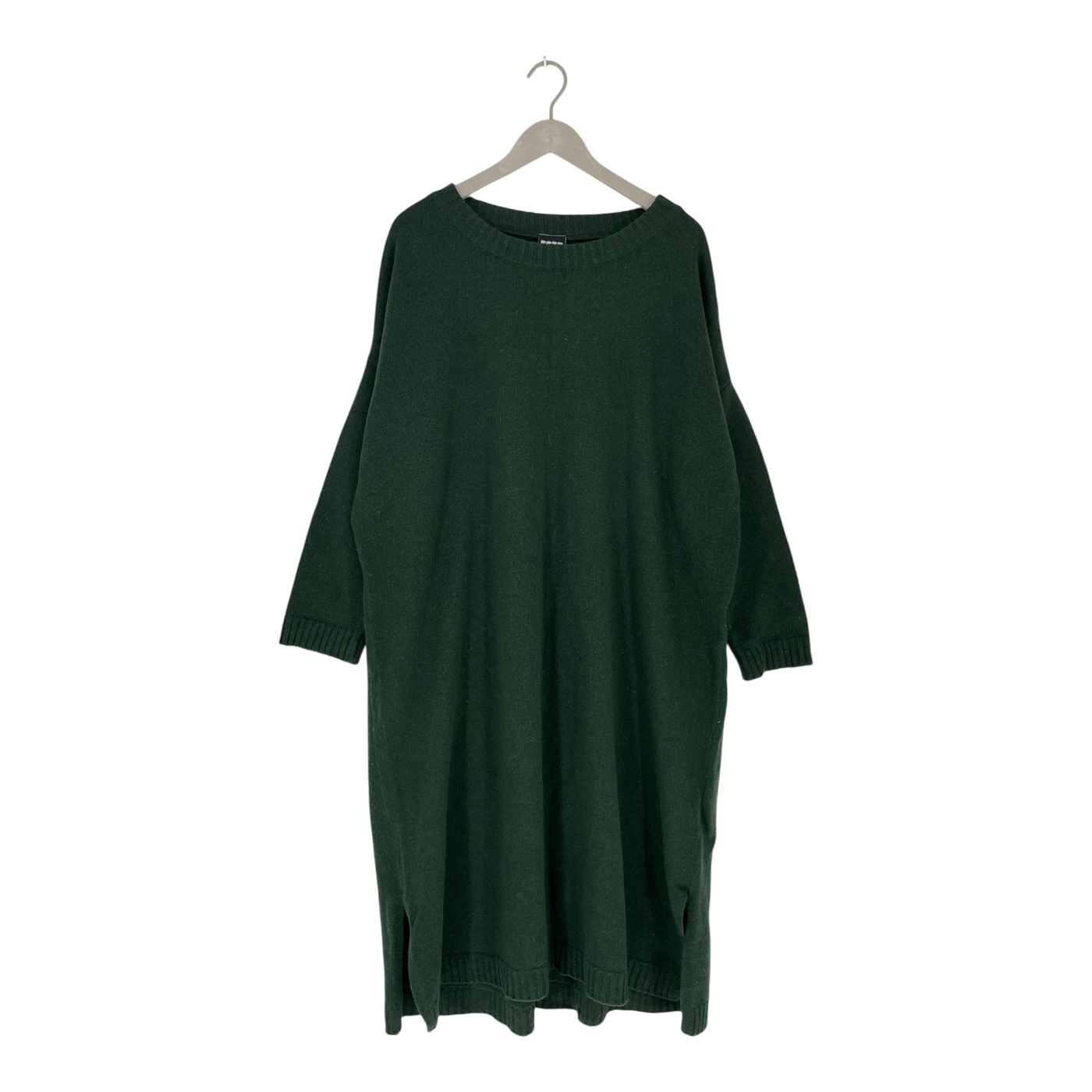 Papu wool knit dress, forest green | woman XL/XXL