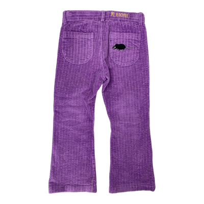 Mini Rodini corduroy pants, purple | 116/122cm