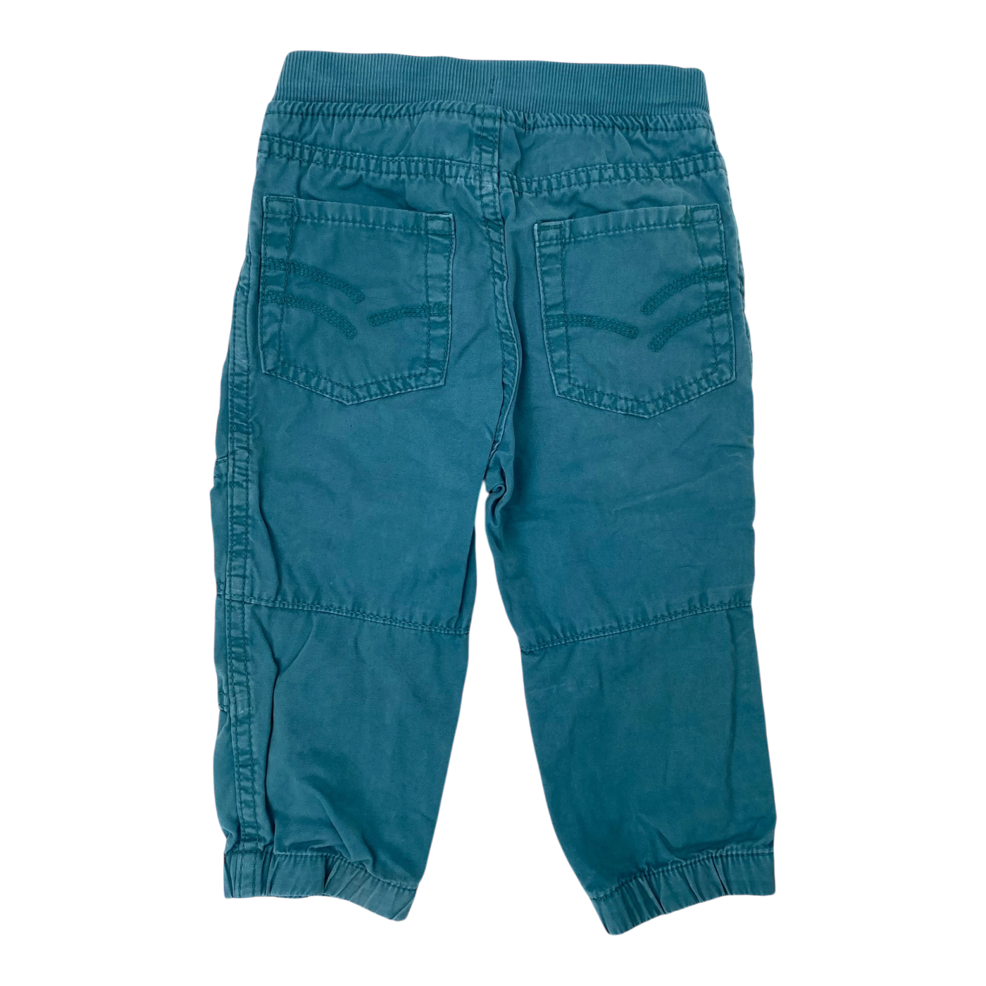 Polarn O. Pyret cargo pants, turquoise | 80cm