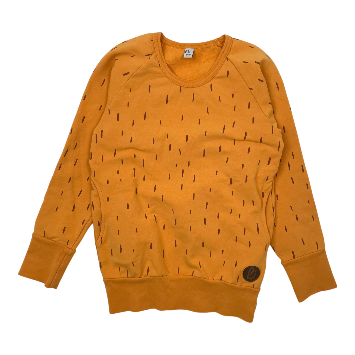 Blaa sweat shirt, yellow | 98/104cm