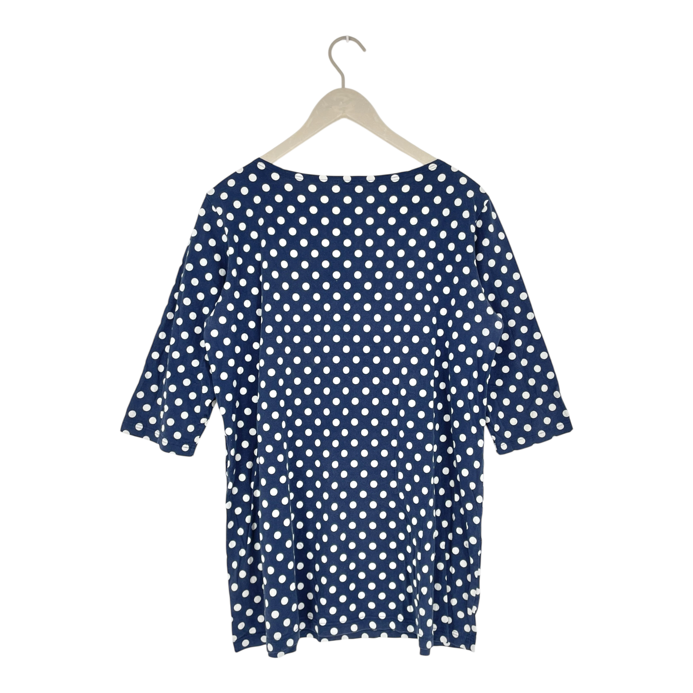 Marimekko 3/4 sleeve tunic shirt, dots | woman L