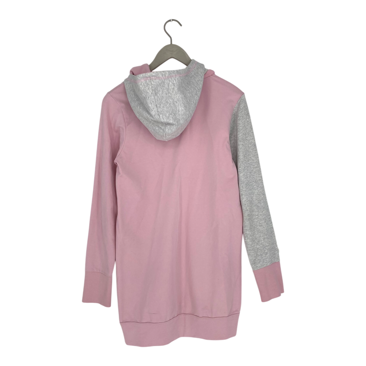 Ommellinen hoodie tunic, pink & grey | woman S