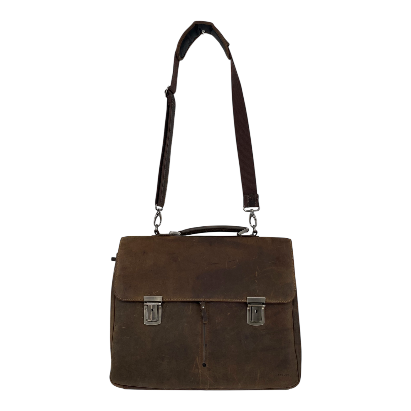 Harold's Bags ‭briefcase, antic taupe