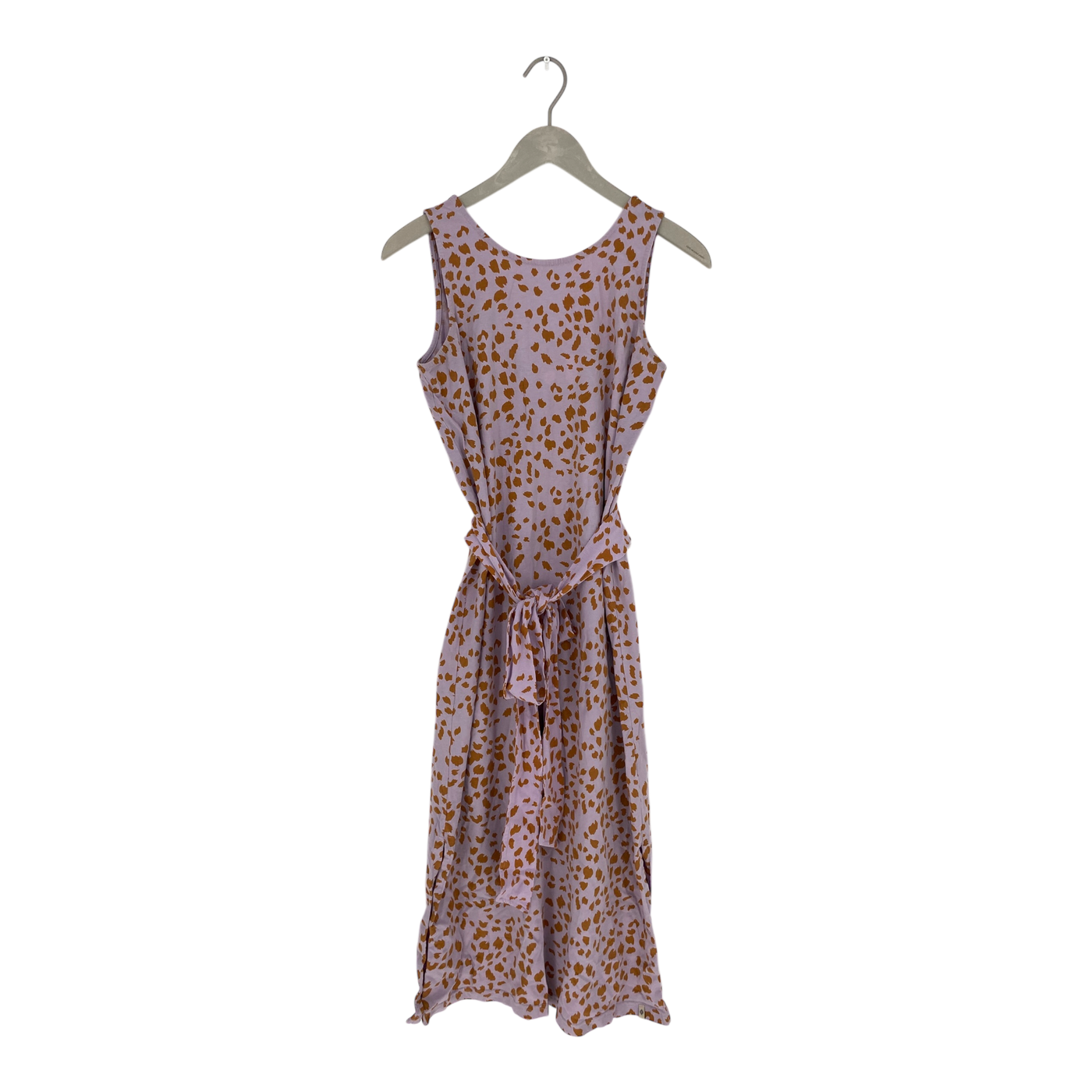Kaiko belted tank midi dress, mauve safari | woman S