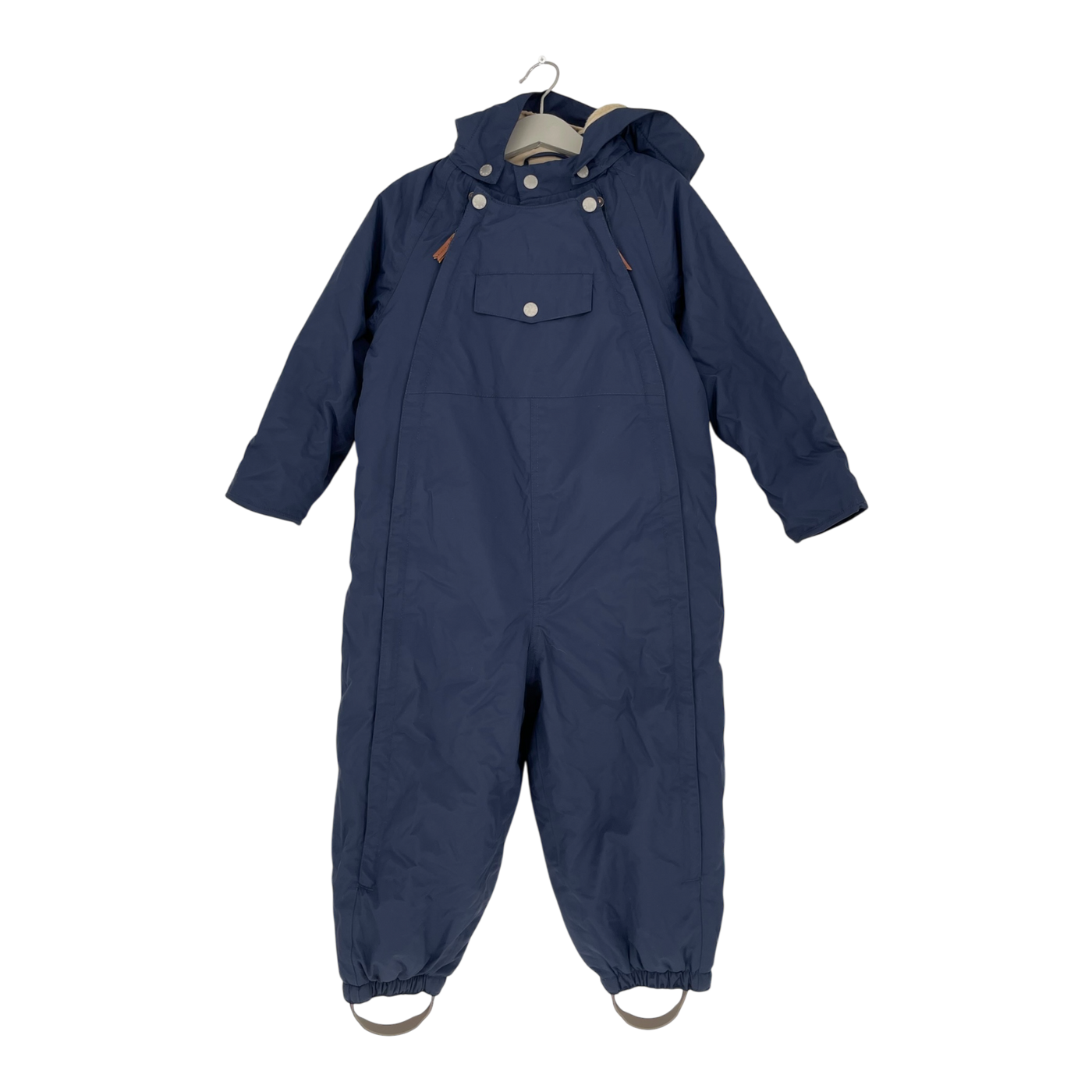 Mini A Ture matwisti fleece lined snowsuit, navy blue | 104cm