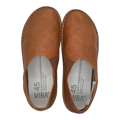 VIBAe Zuma leather shoes, cognac brown | 45