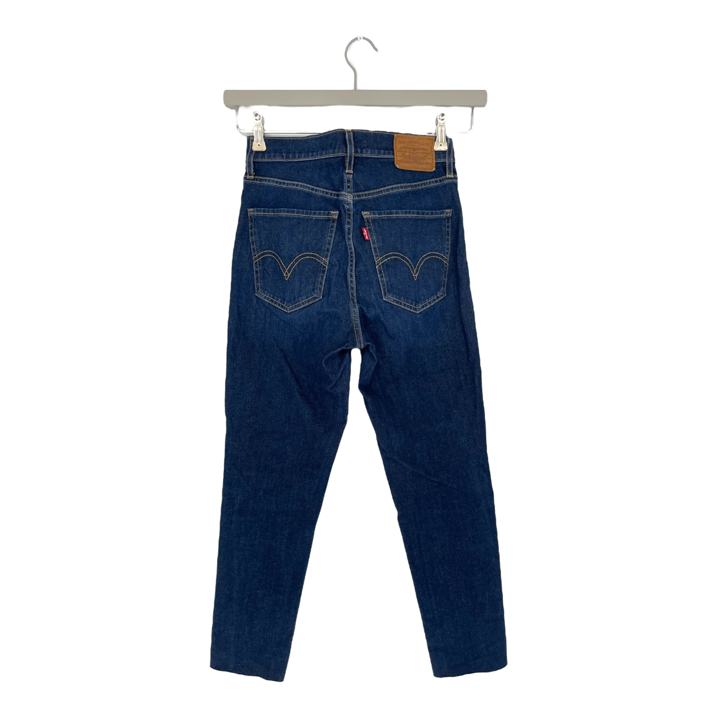 Levi's mile high super skinny jeans, dark denim | woman W25