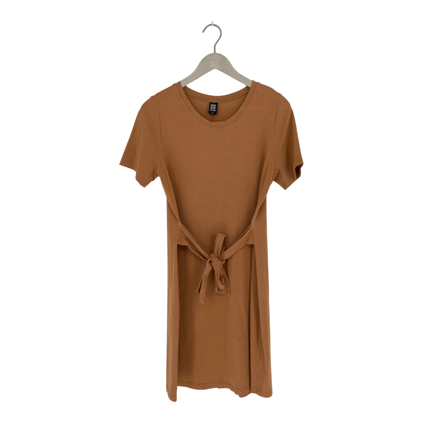Kaiko t-shirt belted dress, caramel | woman M
