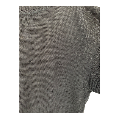 Marimekko reilu2 knit shirt, grey | woman M