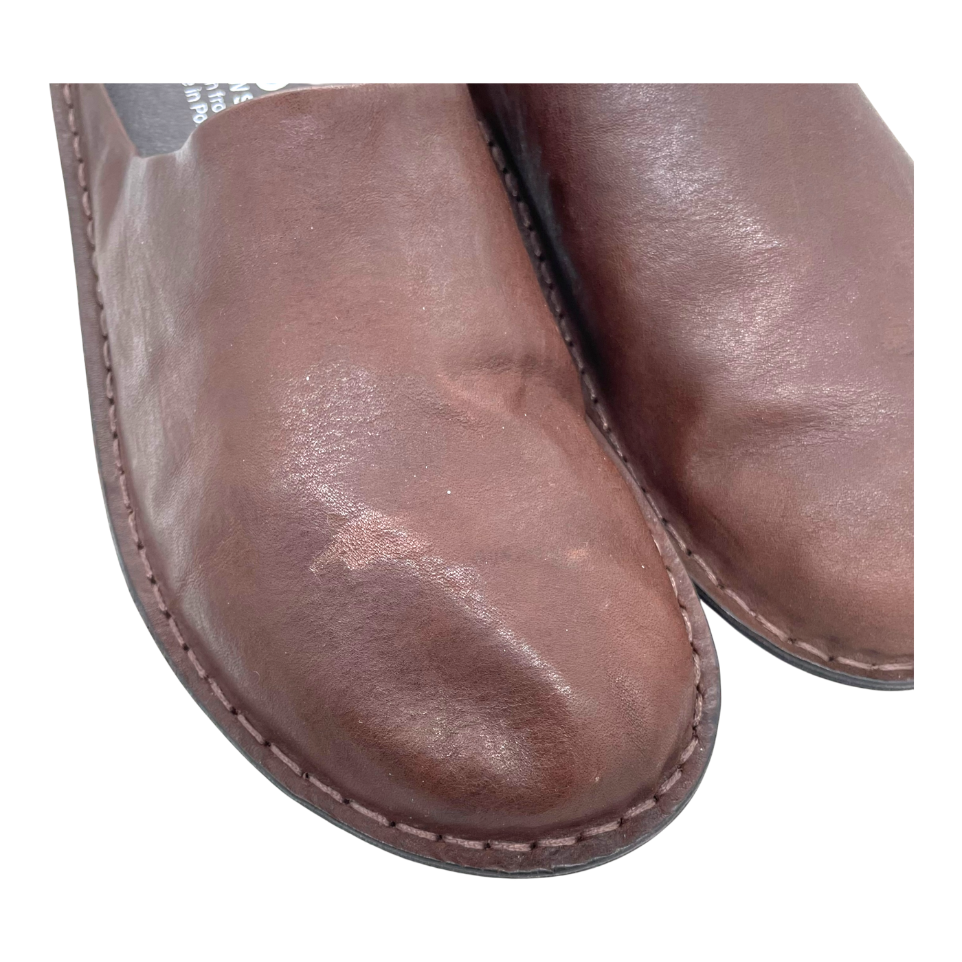 VIBAe Roma leather slippers, cocoa brown | 45
