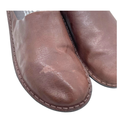 VIBAe Roma leather slippers, cocoa brown | 45